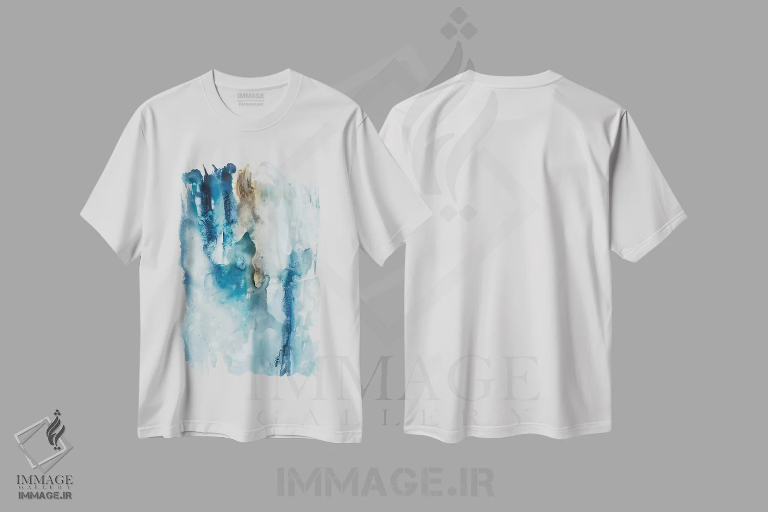 تیشرت سفید طرح دار آرامش صلح آمیز سوم اثر جویس کومبز | immage.ir