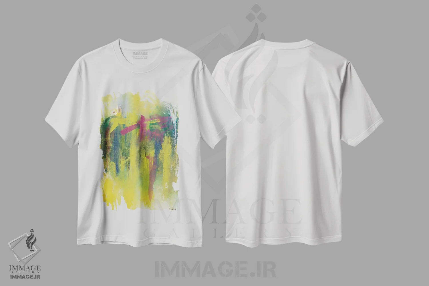 تیشرت سفید طرح دار روزهای خوش دوم اثر جویس کومبز | فروشگاه ایماژ