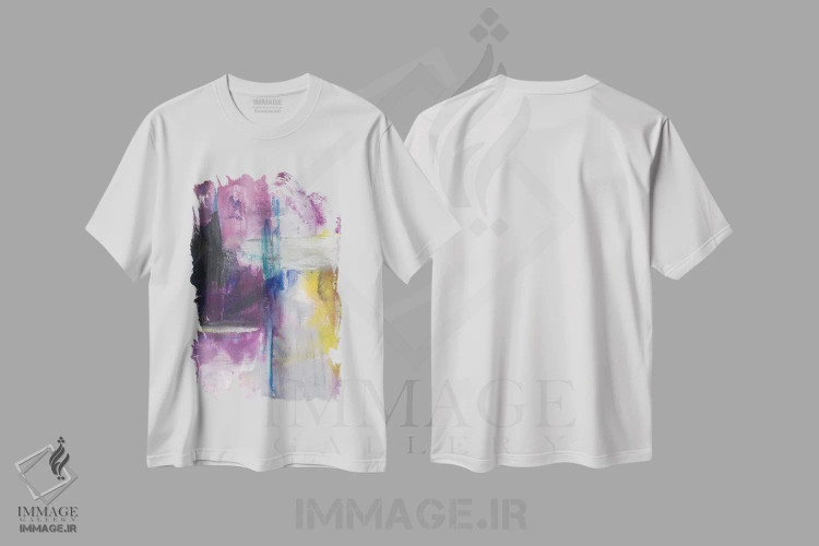 تیشرت سفید طرح دار آغاز نو دوم اثر جویس کومبز | immage.ir
