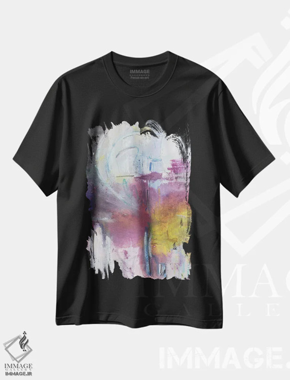 تیشرت مشکی طرح دار آغاز نو سوم اثر جویس کومبز | immage.ir