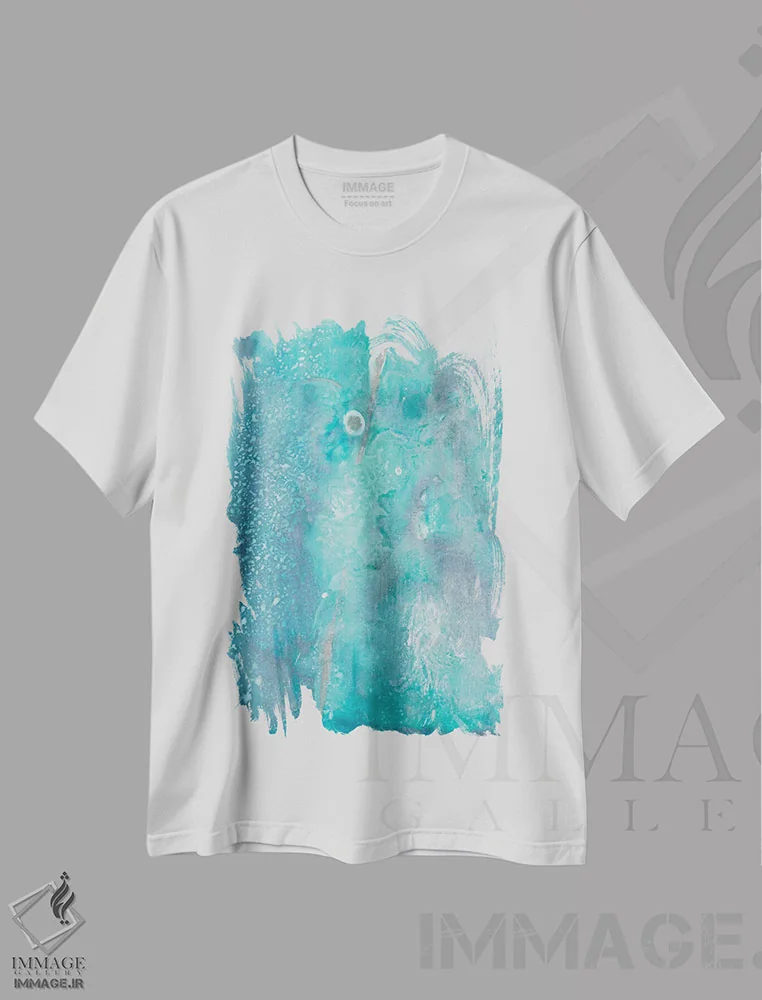 تیشرت سفید طرح دار خاطرات خوش اول اثر جویس کومبز | immage.ir