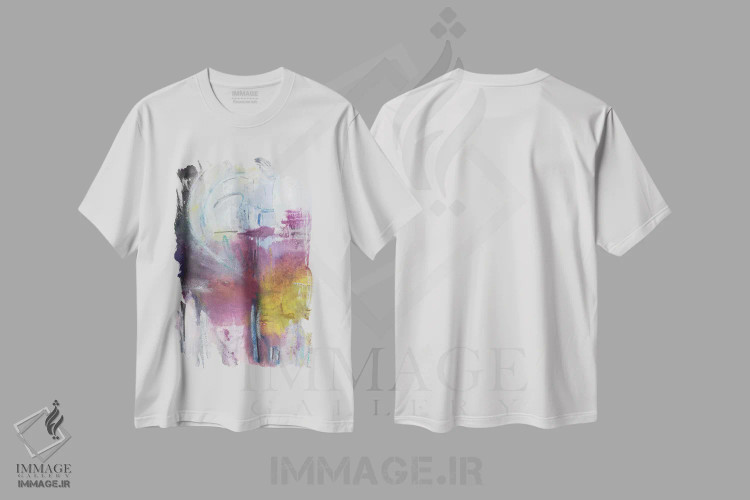 تیشرت سفید طرح دار آغاز نو سوم اثر جویس کومبز | فروشگاه ایماژ