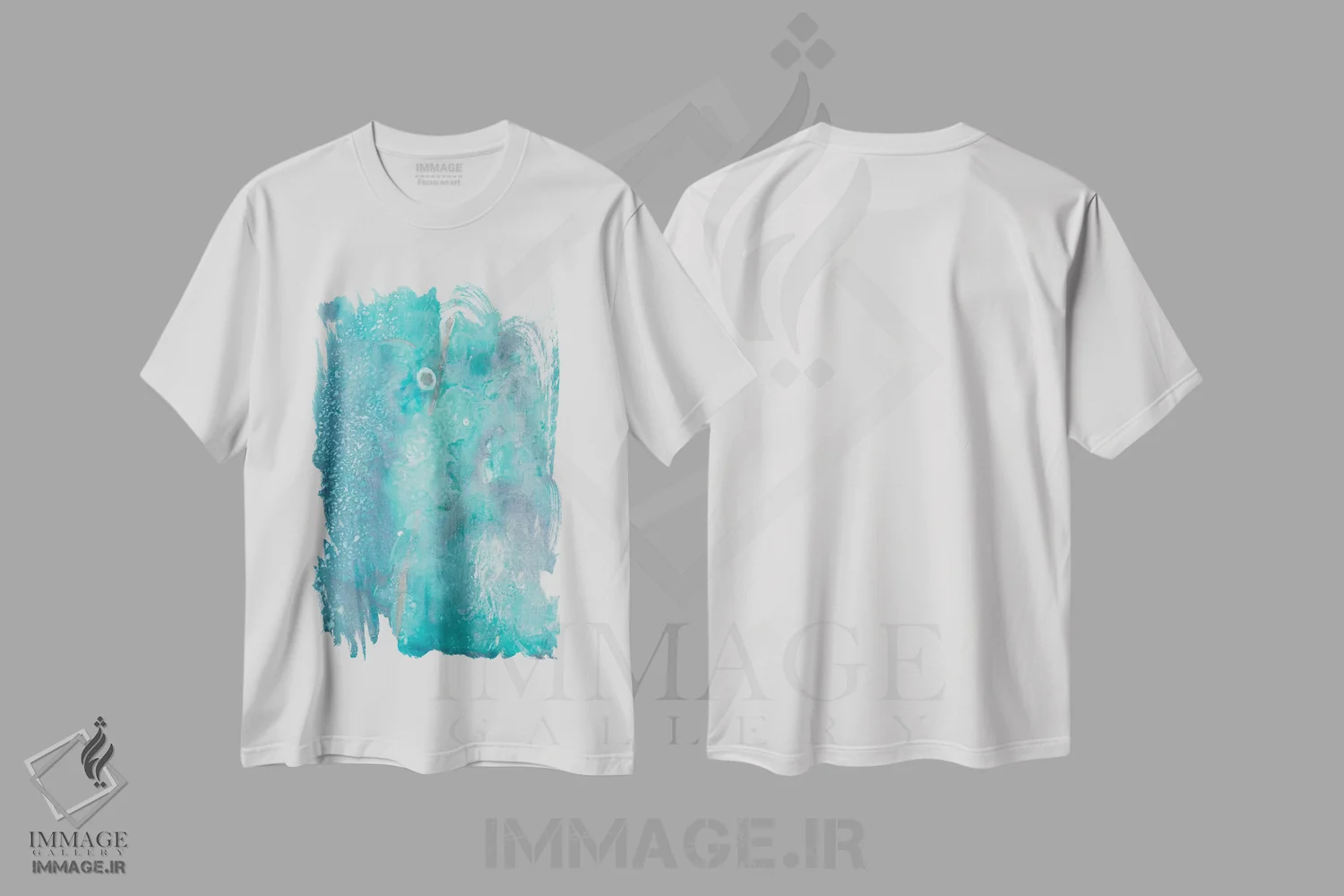 تیشرت سفید طرح دار خاطرات خوش اول اثر جویس کومبز | immage.ir