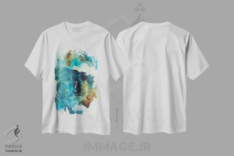 تیشرت سفید طرح دار بهار دوم اثر جویس کومبز | immage.ir