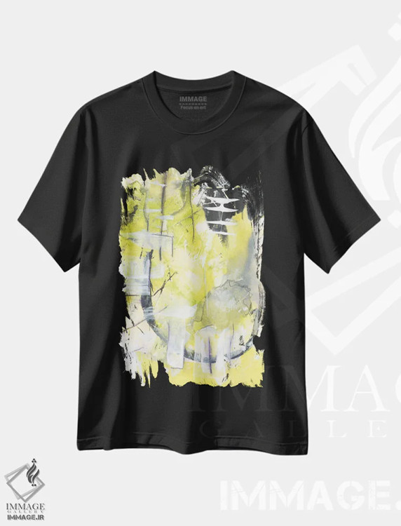 تیشرت مشکی طرح دار اوقات هیجان انگیز دوم اثر جویس کومبز | immage.ir