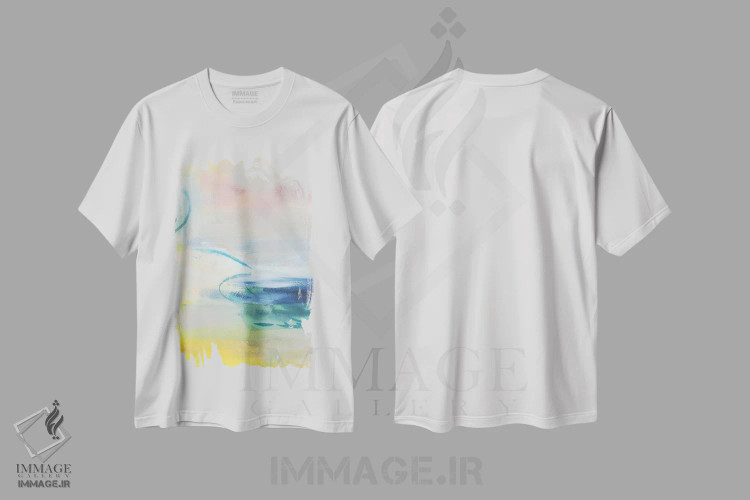 تیشرت سفید طرح دار روزی نزدیک اول اثر جویس کومبز | فروشگاه ایماژ