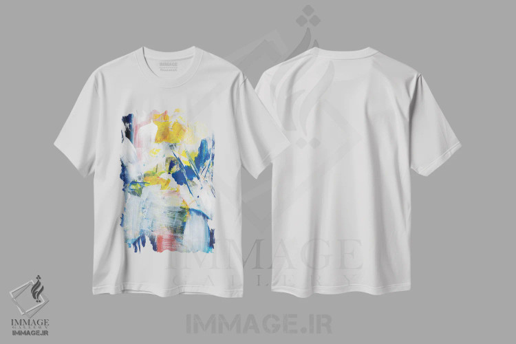 تیشرت سفید طرح دار روزهای خنک تر اول اثر جویس کومبز | فروشگاه ایماژ