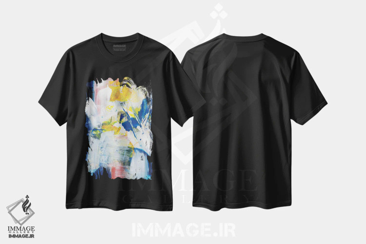 تیشرت مشکی طرح دار روزهای خنک تر اول اثر جویس کومبز | immage.ir