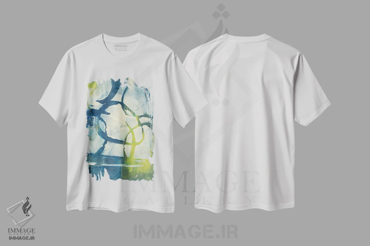 تیشرت سفید طرح دار رویاهای افسون شده ششم، آبستره اثر جویس کومبز | فروشگاه ایماژ