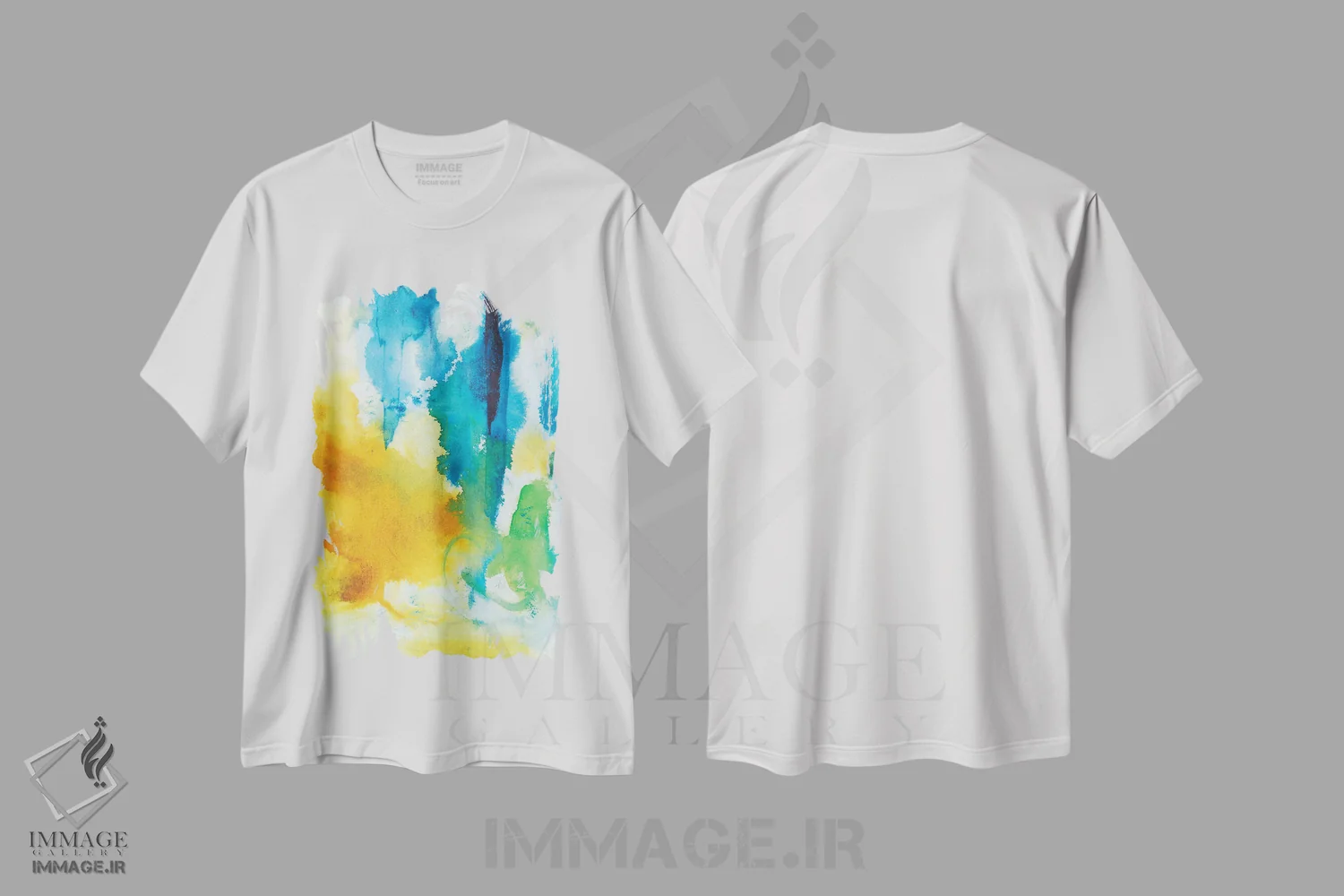 تیشرت سفید طرح دار آسمان های تابستان دوم اثر جویس کومبز | immage.ir