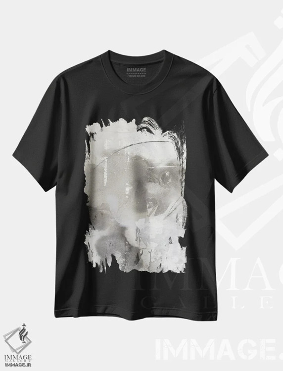 تیشرت مشکی طرح دار اشیای رازآلود اول اثر جویس کومبز | فروشگاه ایماژ