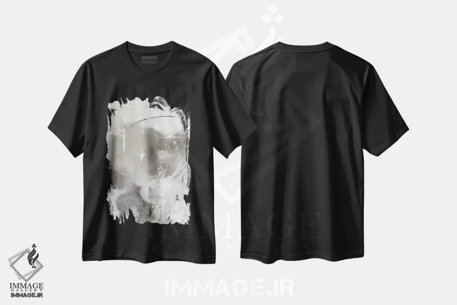 تیشرت مشکی طرح دار اشیای رازآلود اول اثر جویس کومبز | فروشگاه ایماژ