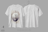 تیشرت سفید طرح دار آینه آینه، تزئینی اثر ساشا | فروشگاه ایماژ