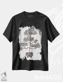 تیشرت مشکی طرح دار بونسای سیاه، دکور آسیایی اثر کت کوکیلت | immage.ir