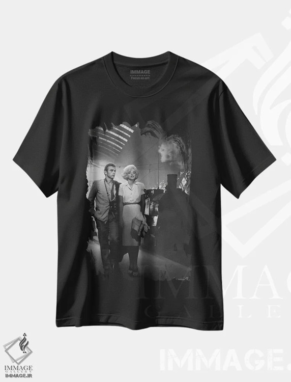 تیشرت مشکی طرح دار خداحافظی، هنر دیجیتال اثر کریس کنسانی | immage.ir