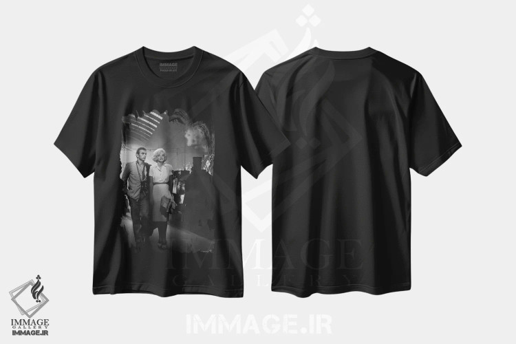 تیشرت مشکی طرح دار خداحافظی، هنر دیجیتال اثر کریس کنسانی | immage.ir