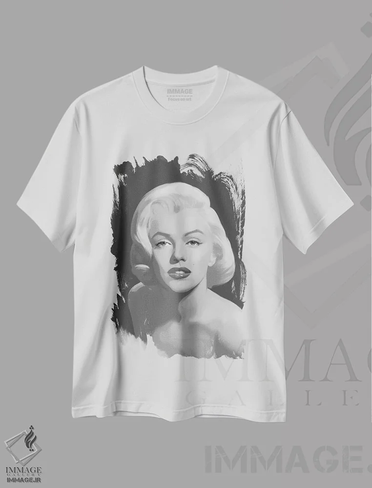 تیشرت سفید طرح دار زیبایی کلاسیک، هنر دیجیتال اثر کریس کنسانی | فروشگاه ایماژ