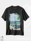 تیشرت مشکی طرح دار کلبهٔ کوزومل، دکور ساحلی اثر کوری کلیفورد | immage.ir
