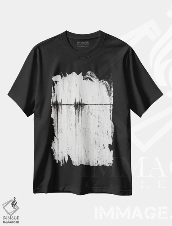 تیشرت مشکی طرح دار آخرین پاییز ۲ اثر جی لاندو | immage.ir