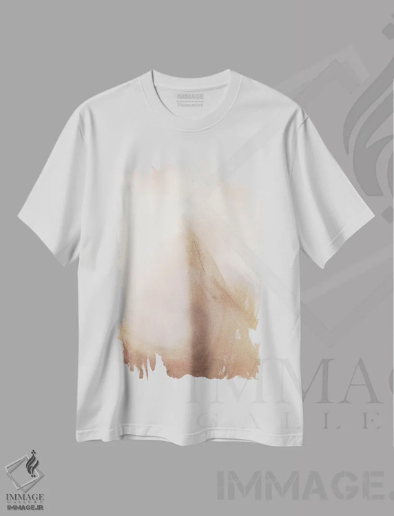 تیشرت سفید طرح دار نفس کشیدن در سکوت ۲ اثر سیسی چونگ | immage.ir