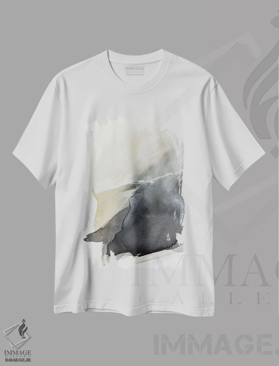 تیشرت سفید طرح دار به سوی نور ۳ اثر سیسی چونگ | فروشگاه ایماژ