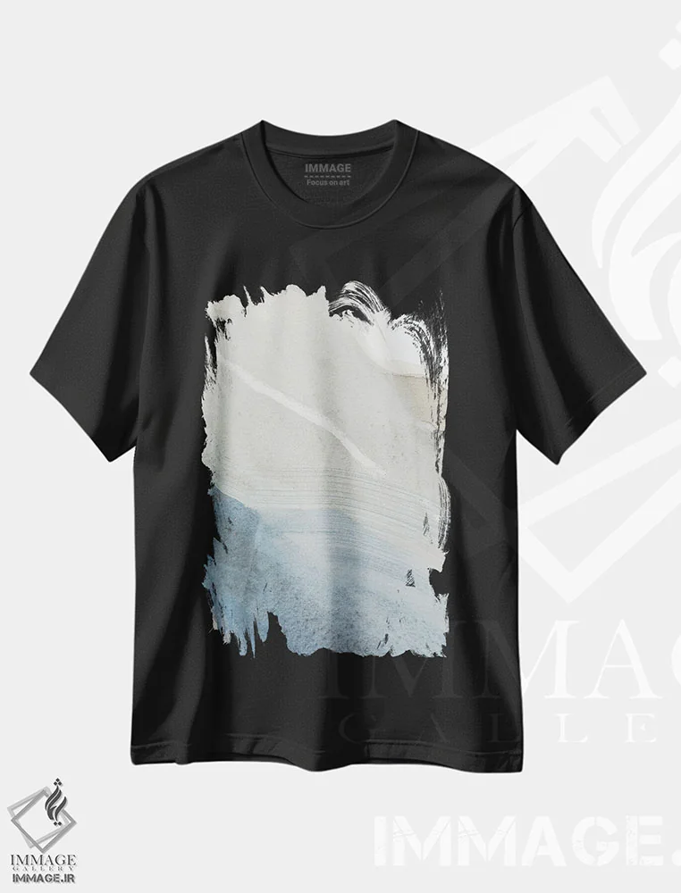 تیشرت مشکی طرح دار رحمت های نو هر صبح ۱ اثر سیسی چونگ | فروشگاه ایماژ