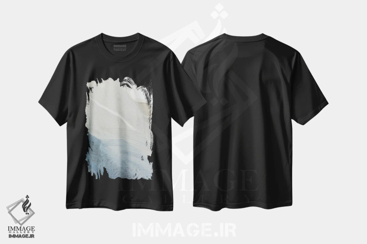 تیشرت مشکی طرح دار رحمت های نو هر صبح ۱ اثر سیسی چونگ | فروشگاه ایماژ