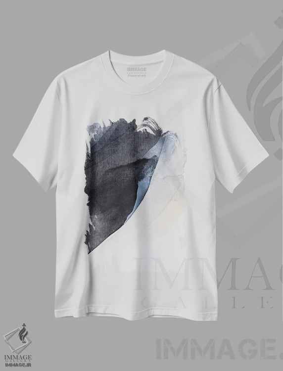 تیشرت سفید طرح دار نفس کشیدن در این لحظه ۵ اثر سیسی چونگ | فروشگاه ایماژ