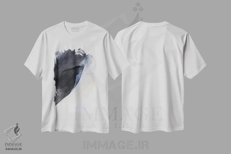 تیشرت سفید طرح دار نفس کشیدن در این لحظه ۵ اثر سیسی چونگ | فروشگاه ایماژ