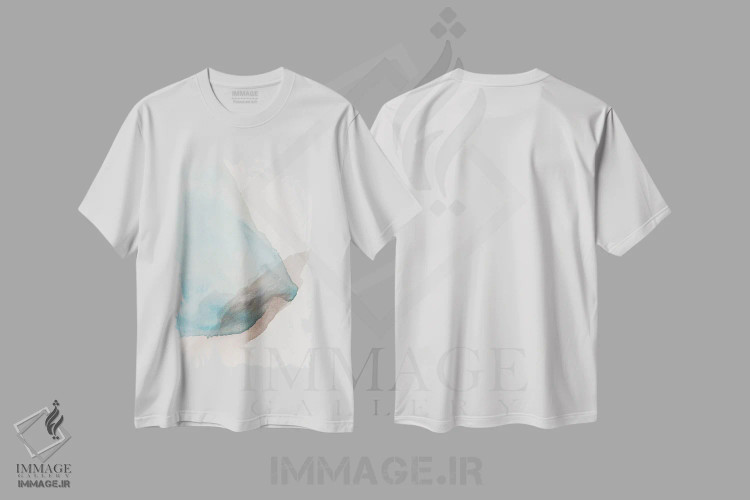 تیشرت سفید طرح دار وقتی دنیا آرام می شود ۶ اثر سیسی چونگ | فروشگاه ایماژ