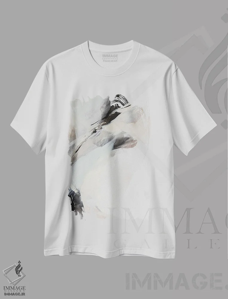تیشرت سفید طرح دار کسی که تو می گویی هستم ۴ اثر سیسی چونگ | immage.ir
