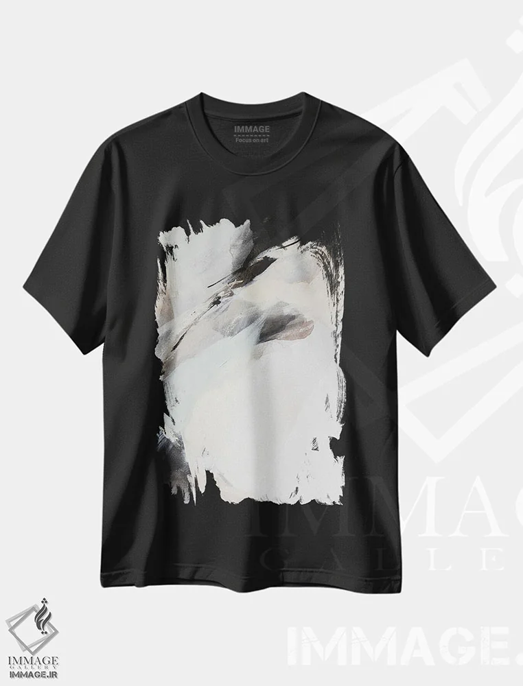 تیشرت مشکی طرح دار کسی که تو می گویی هستم ۴ اثر سیسی چونگ | فروشگاه ایماژ