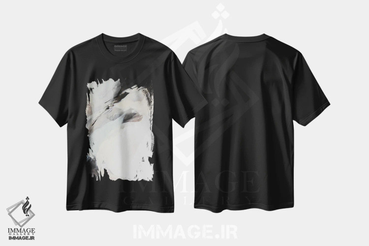 تیشرت مشکی طرح دار کسی که تو می گویی هستم ۴ اثر سیسی چونگ | فروشگاه ایماژ