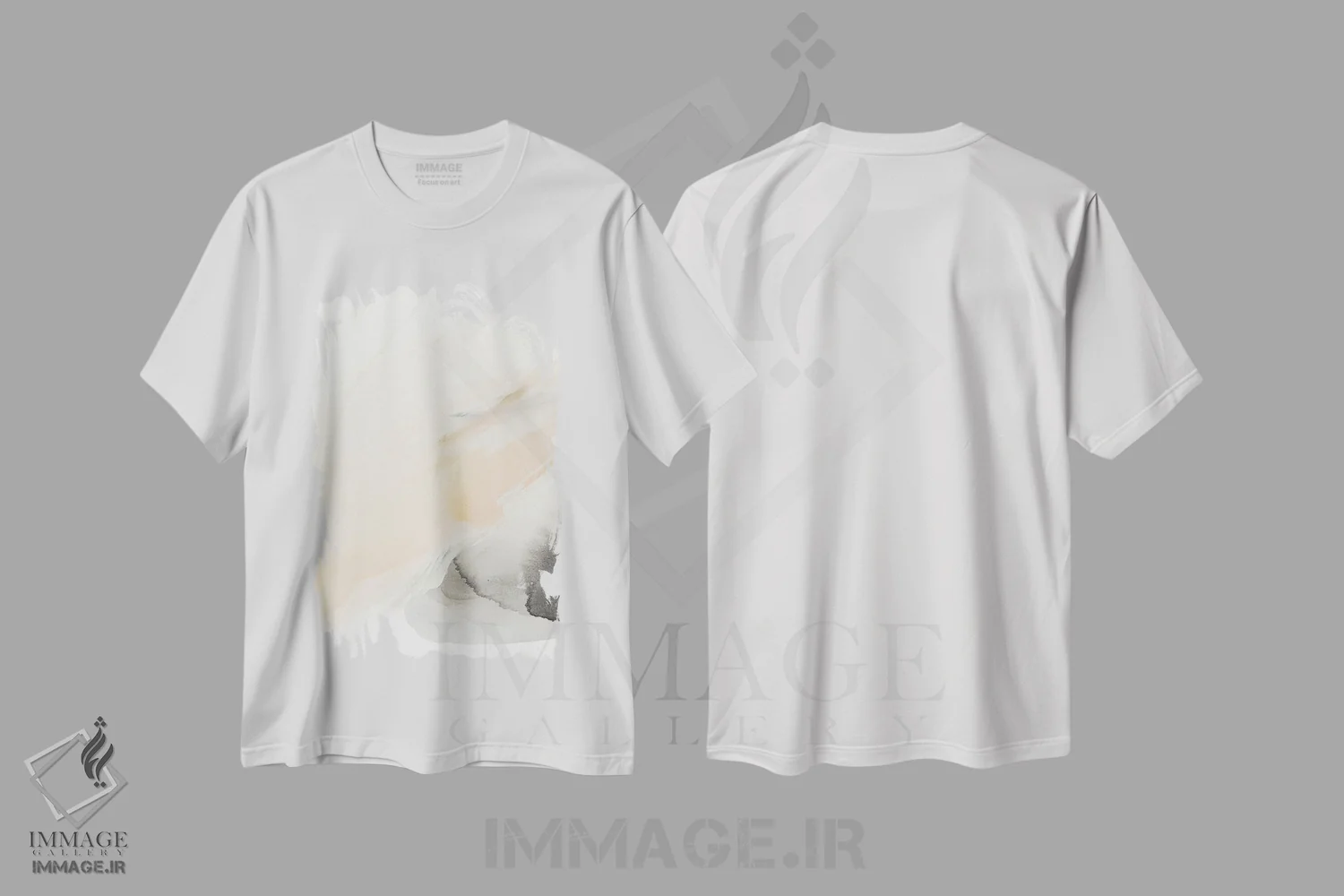 تیشرت سفید طرح دار نغمه های آرامش ۴ اثر سیسی چونگ | immage.ir