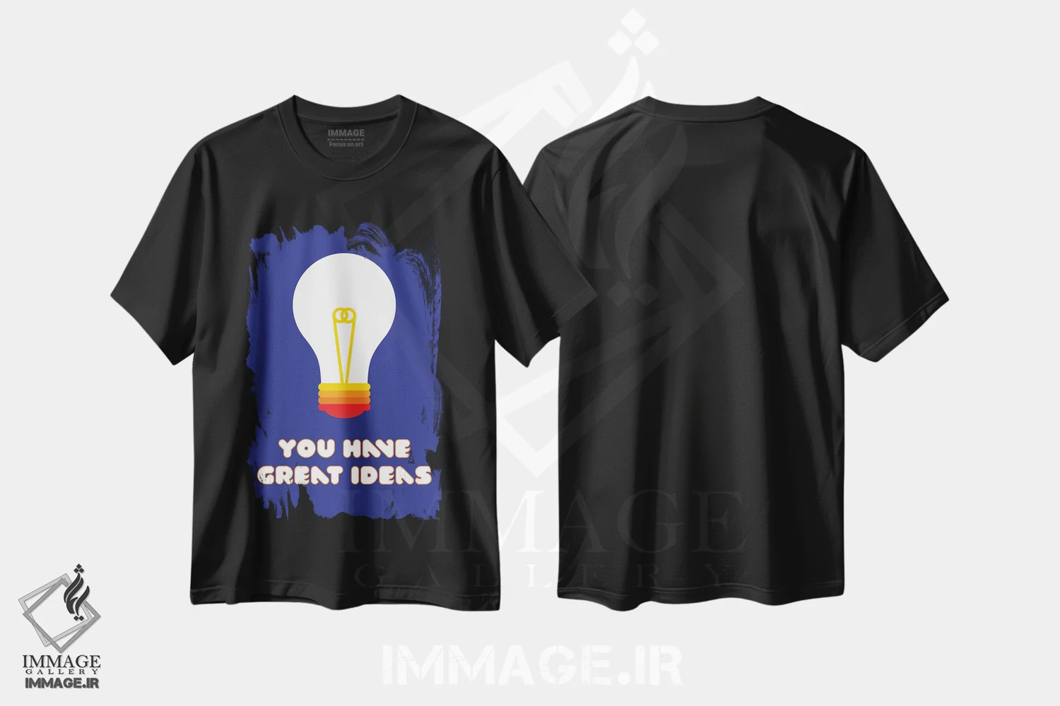 تیشرت مشکی طرح دار ایده های عالی، تزئینی اثر دیزاینز سرکا ۷۸ | immage.ir