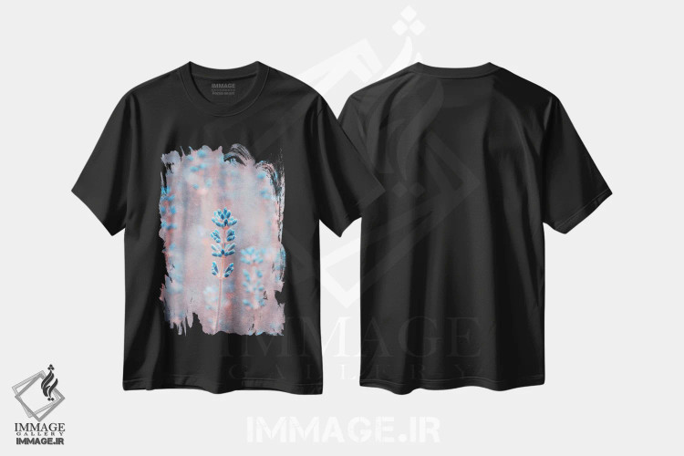 تیشرت مشکی طرح دار اسطوخودوس II، مدیوم اثر کلودیا دروسرت | فروشگاه ایماژ