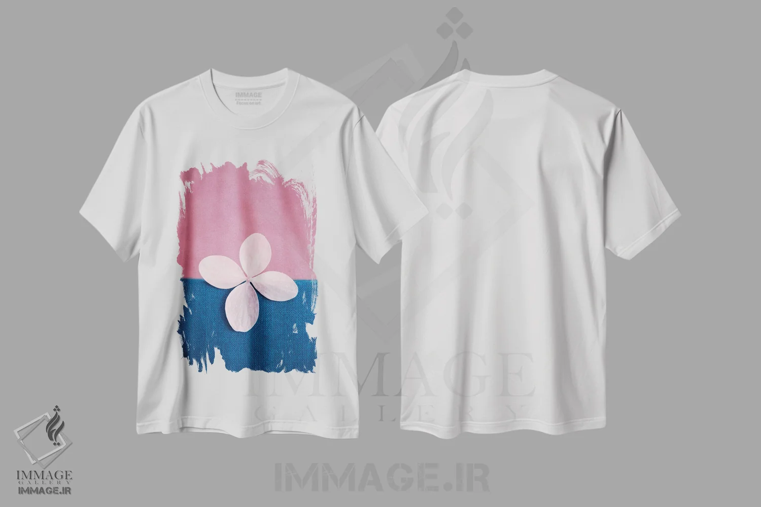 تیشرت سفید طرح دار برای همیشه، عکاسی هنری فاخر اثر کلودیا دروسرت | immage.ir