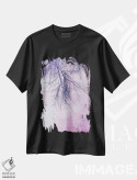 تیشرت مشکی طرح دار شاخه ها، عکاسی هنری فاخر اثر کلودیا دروسرت | immage.ir