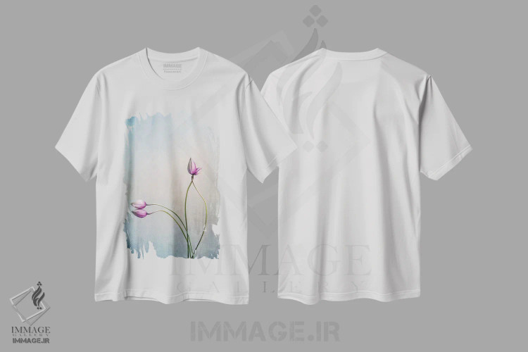 تیشرت سفید طرح دار عشق، مدیوم اثر کلودیا دروسرت | فروشگاه ایماژ