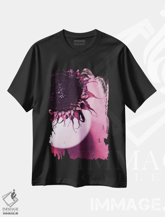تیشرت مشکی طرح دار روز من VII، مدیوم اثر کلودیا دروسرت | immage.ir