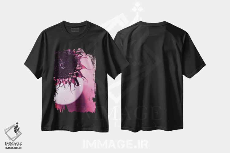 تیشرت مشکی طرح دار روز من VII، مدیوم اثر کلودیا دروسرت | immage.ir