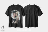 تیشرت مشکی طرح دار پست مالون، هنر فاخر معاصر اثر کدی سن | immage.ir