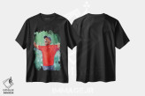 تیشرت مشکی طرح دار تایگر وودز، هنر آمریکایی آفریقایی تبار اثر کدی سن | immage.ir