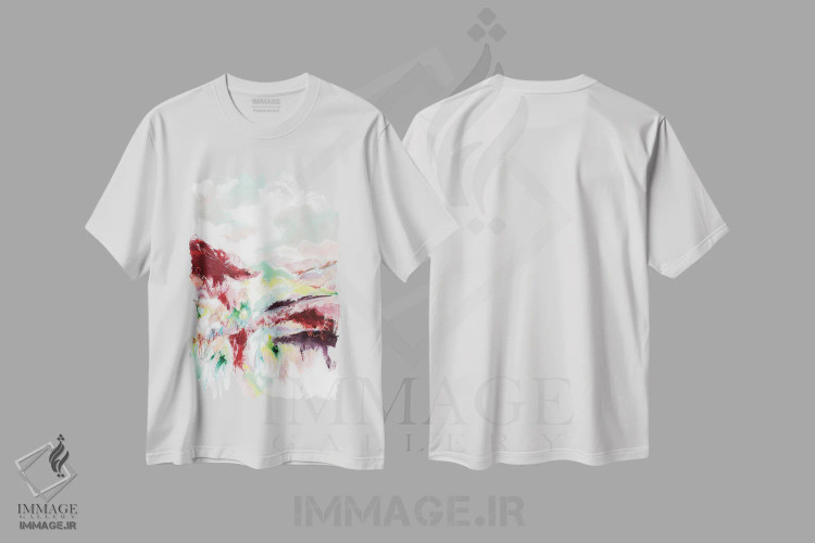 تیشرت سفید طرح دار ما صبح دیدار خواهیم کرد اثر کریستینا دالا والنتینا | فروشگاه ایماژ