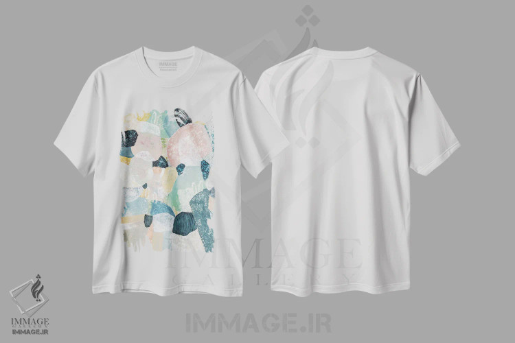 تیشرت سفید طرح دار میان ماه و خورشید اثر کریستینا دالا والنتینا | immage.ir