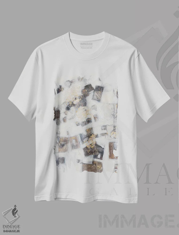 تیشرت سفید طرح دار جهان اسرارآمیز ۲ اثر بیورلی کرافورد | فروشگاه ایماژ