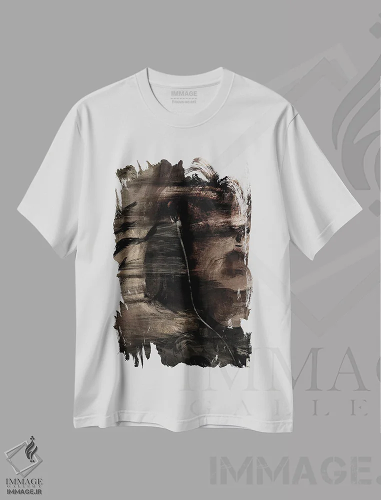 تیشرت سفید طرح دار موسیقی تراوا، دکوراسیون جایگزین اثر کرامبز اند گابز | immage.ir