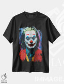 تیشرت مشکی طرح دار جوکر، هنر فاخر معاصر اثر کریگ کمپبل | immage.ir