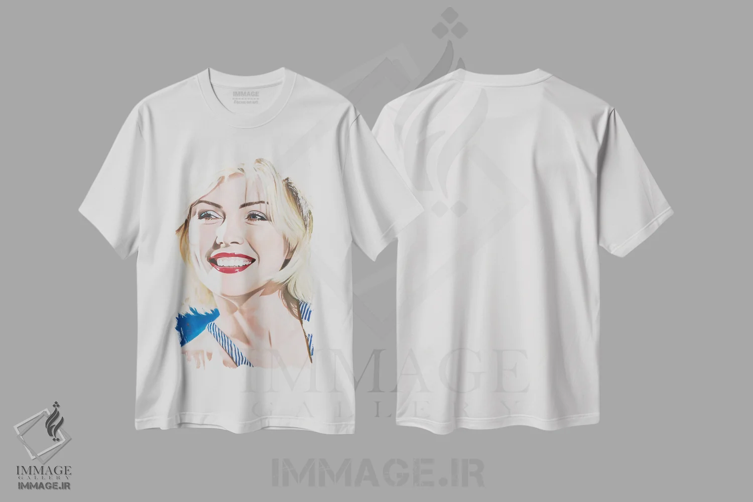 تیشرت سفید طرح دار دبی هری، هنر فاخر معاصر اثر کریگ کمپبل | فروشگاه ایماژ