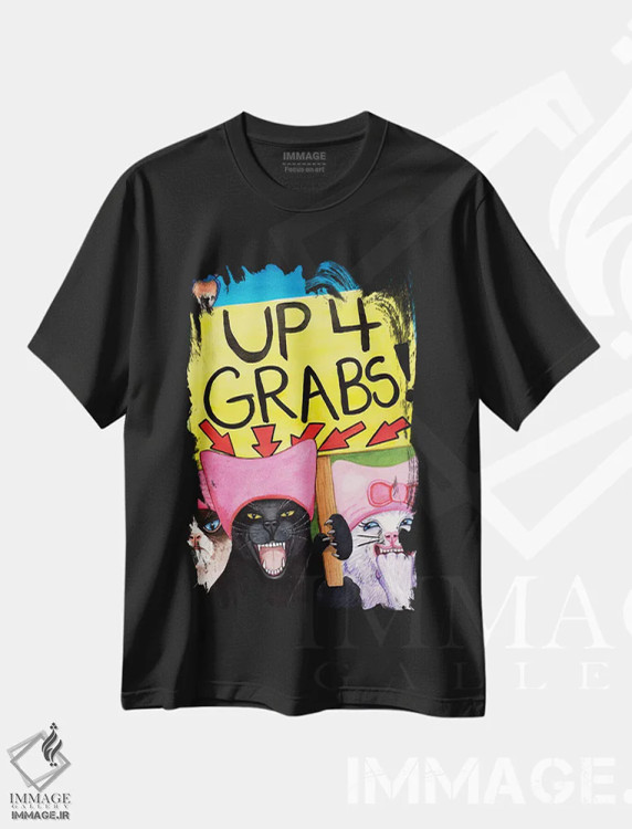 تیشرت مشکی طرح دار هر زمان، دکور معاصر اثر کترین جی مک الروی | immage.ir